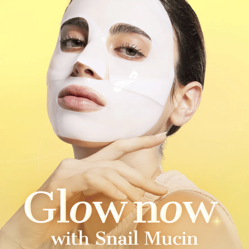 Advanced Snail Mucin Glass Glow Hydrogel Mask (3 sheets)