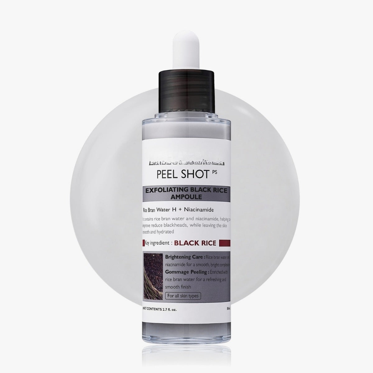 Peel Shot Glow Black Rice Ampoule